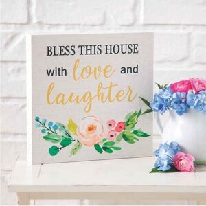 Cottagecore Bless This House Sign